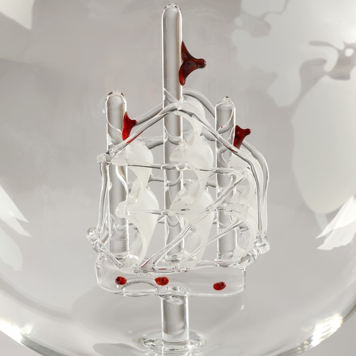 Мини-Бар Путешествия, на 2 персоны, штоф - 1000 мл, бокалы - 340 мл, 13 х 13 х 24 см