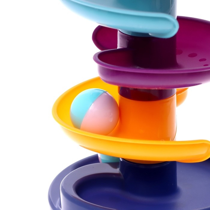 Развивающая пирамидка «Попади в корзину», 8 элементов, цвет серый Развивающая пирамидка «Попади в корзину», 8 элементов, цвет серый