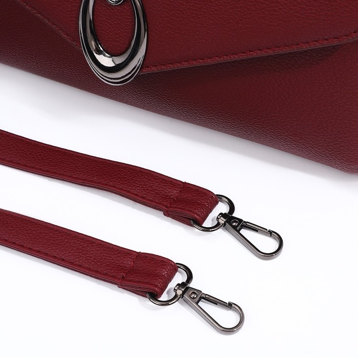 Сумка-мессенджер на молнии, цвет бордовый Сумка-мессенджер на молнии, цвет бордовый