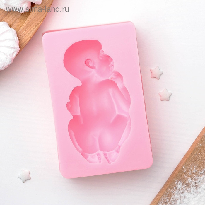 Молд «Пупсик», силикон, 10×6,5 см, цвет МИКС Молд «Пупсик», силикон, 10×6,5 см, цвет МИКС