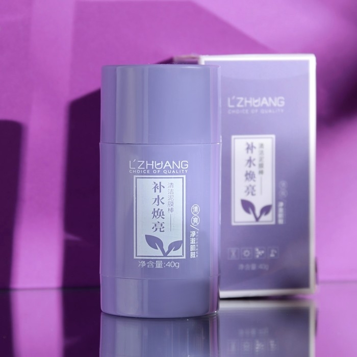 Глиняная маска для лица в стике с экстрактом баклажана Глиняная маска для лица в стике с экстрактом баклажана