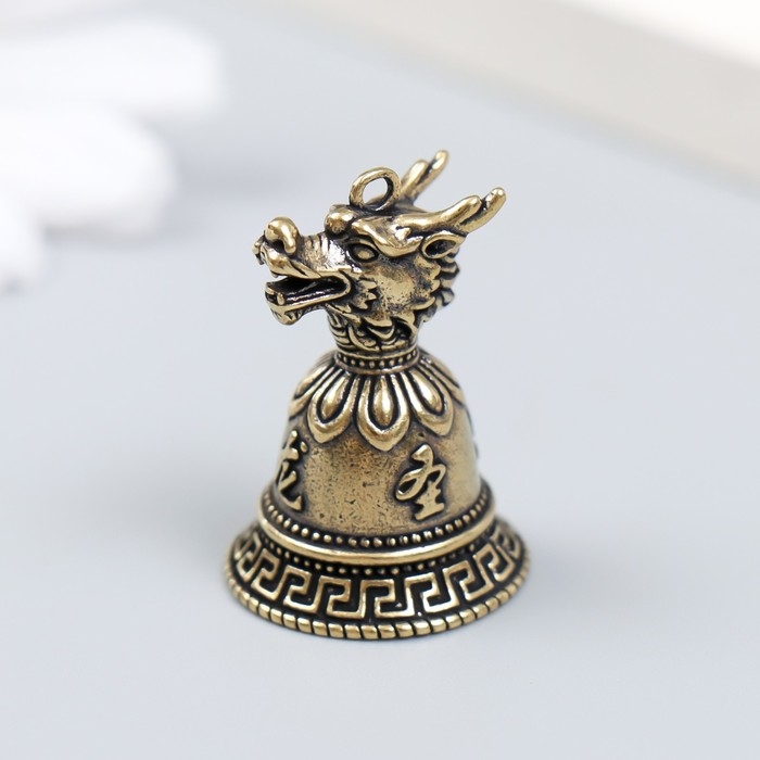 Колокольчик латунь  Колокольчик латунь "Голова дракона" 2,2х2,2х3 см
