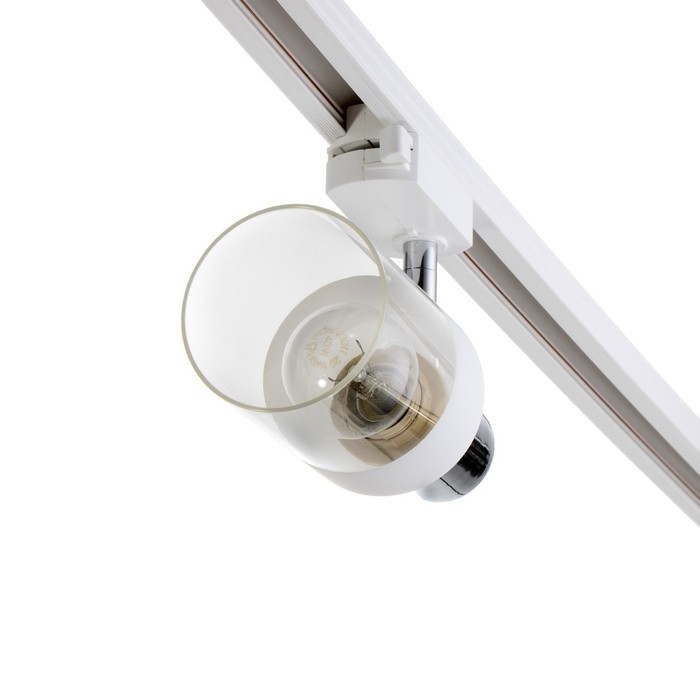 Светильник трековый Светильник трековый "Анабель" Е14 40Вт белый 16х8х18см