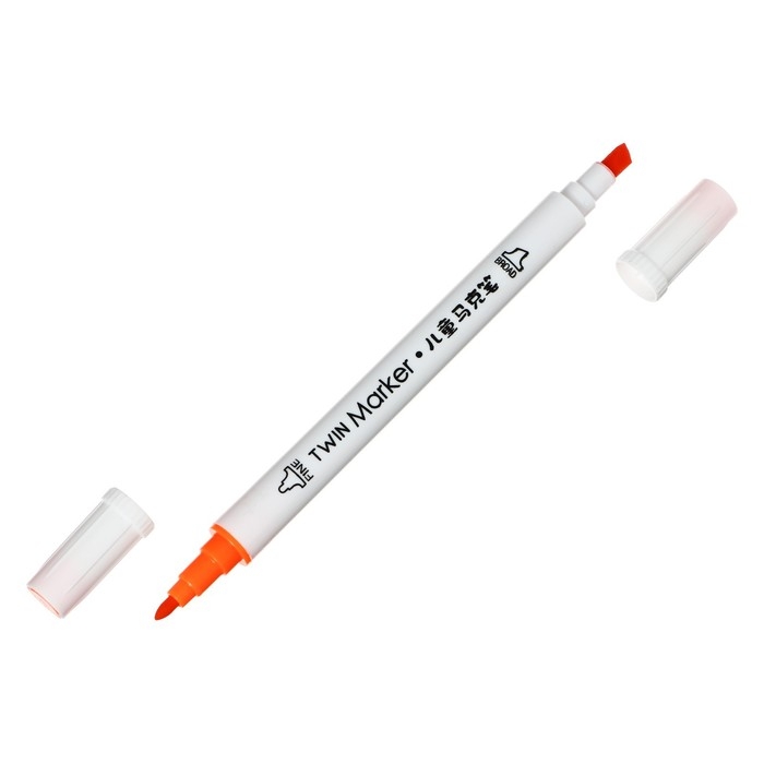 Набор маркеров, двусторонние, пулевидный и скошенный наконечники, 36 цветов Набор маркеров, двусторонние, пулевидный и скошенный наконечники, 36 цветов