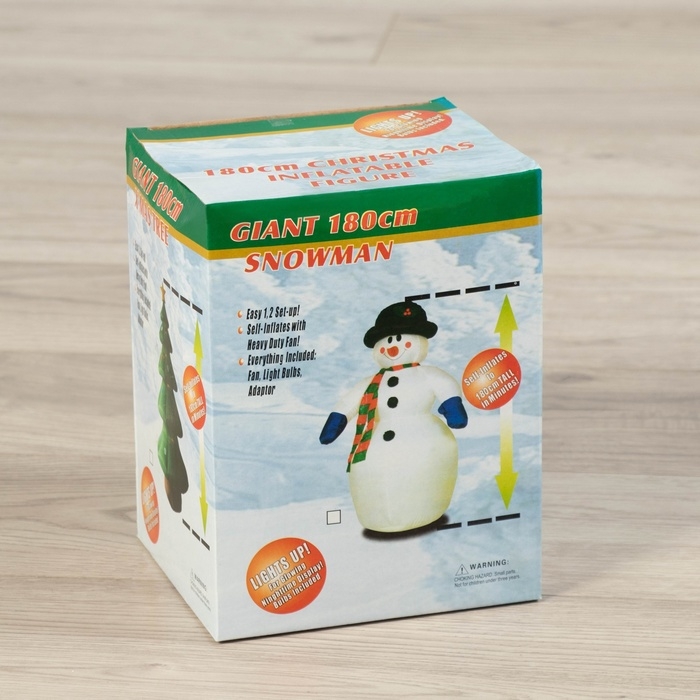 Надувная фигура  Надувная фигура "Дед Мороз" приветствует, 180 см