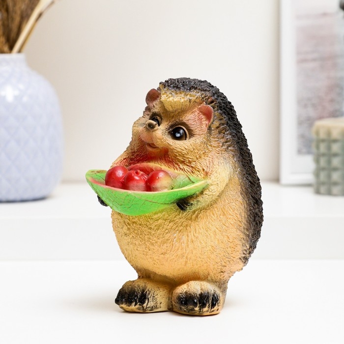 Копилка Копилка "Ежик с ягодами" 16см