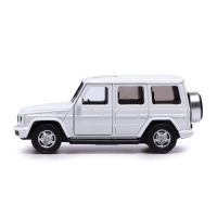 Машина металлическая MERCEDES-BENZ G350D, 1:42, инерция, открываются двери, цвет белый