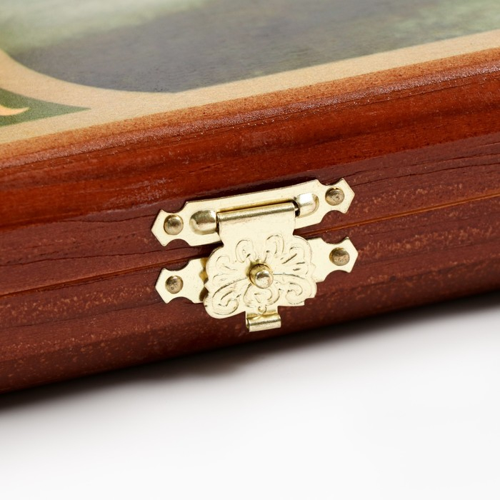 Нарды деревянные большие, с шашками Нарды деревянные большие, с шашками "Атака", настольная игра, 60 х 60 см