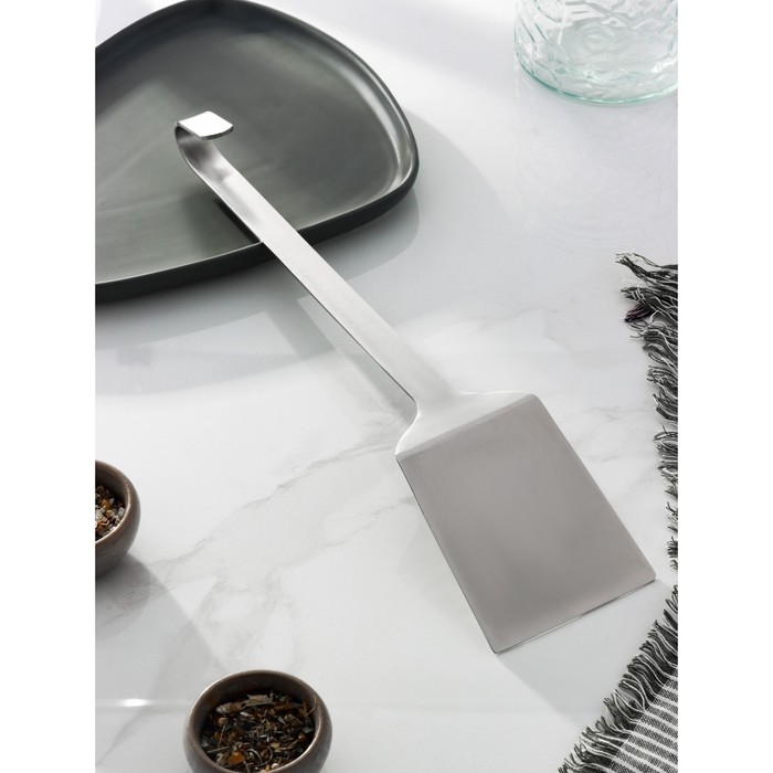 Лопатка из нержавеющей стали Доляна «Индия», длина 39 см Лопатка из нержавеющей стали Доляна «Индия», длина 39 см