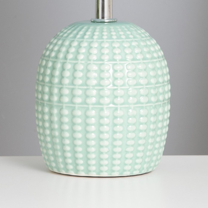 Лампа настольная Лампа настольная "Иона" 1х40Вт Е14 зеленый 13х13х25см