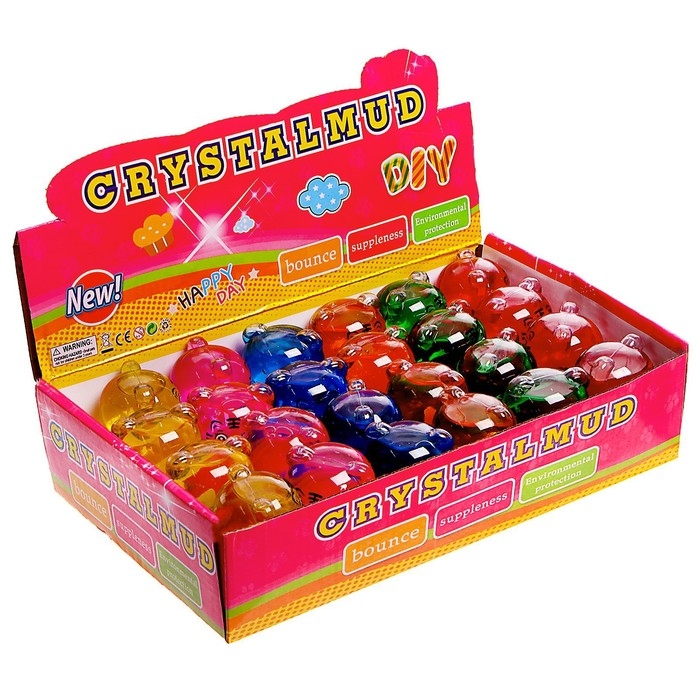 Лизун - слайм &laquo;Тигрёнок&raquo;, цвета МИКС