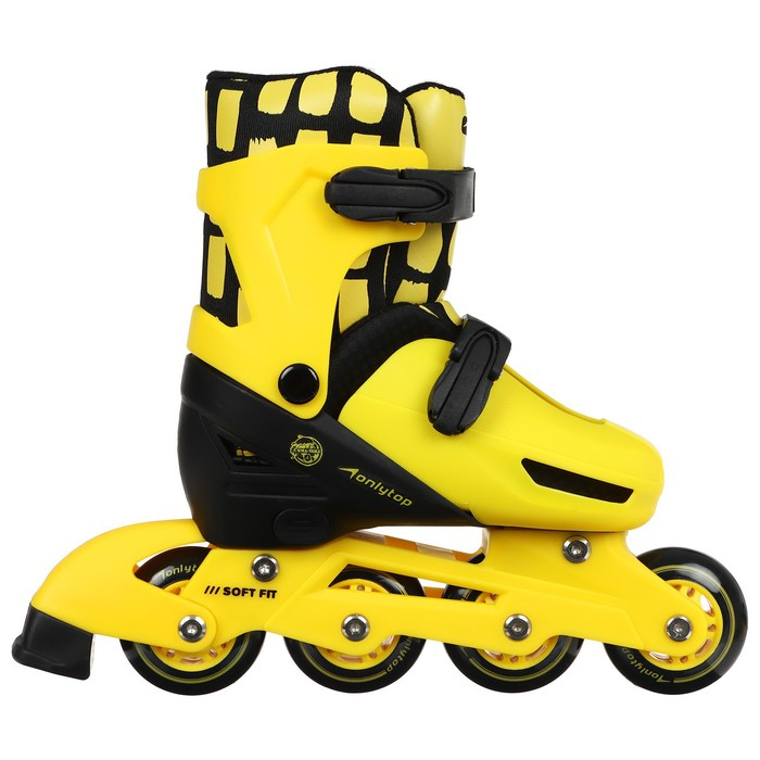 Набор: ролики раздвижные ONLYTOP, защита, р. 30-33 Набор: ролики раздвижные ONLYTOP, защита, р. 30-33