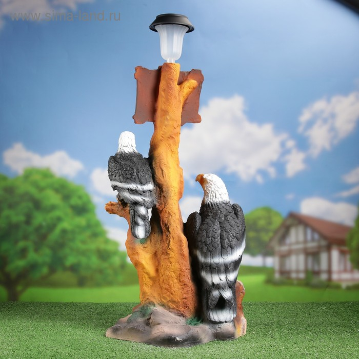 Садовый фонарь  Садовый фонарь "Дерево с фонарем: два Орла" 72х40 см