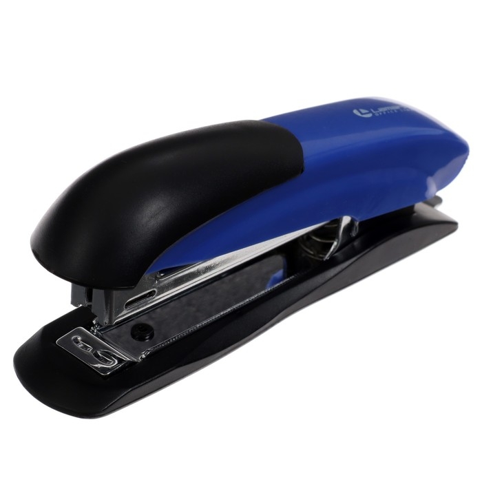 Степлер Lamark Ulrich №10, металлический корпус, встроенный антистеплер, индикатор скоб, до 12 листов, синий Степлер Lamark Ulrich №10, металлический корпус, встроенный антистеплер, индикатор скоб, до 12 листов, синий