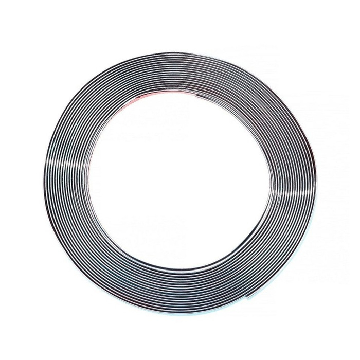 Профиль декоративный TORSO, 15 мм, рулон 13 м, хром Профиль декоративный TORSO, 15 мм, рулон 13 м, хром