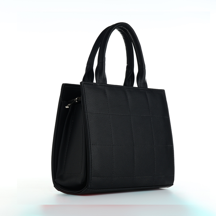 Сумка женская TEXTURA, тоут, средний размер, цвет чёрный Сумка женская TEXTURA, тоут, средний размер, цвет чёрный