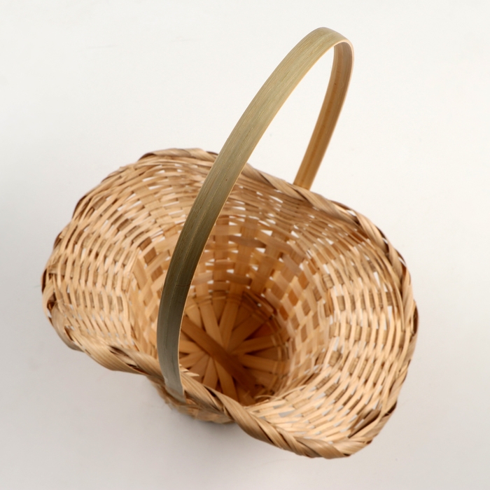 Корзина плетёная,D21/13 x H14/29см, бамбук, натуральный Корзина плетёная,D21/13 x H14/29см, бамбук, натуральный