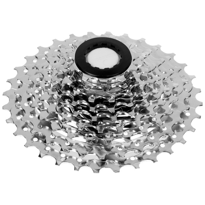 Кассета CS-05 SUPERWIN 9 скоростей, 11-32 зубьев, хромированная Кассета CS-05 SUPERWIN 9 скоростей, 11-32 зубьев, хромированная