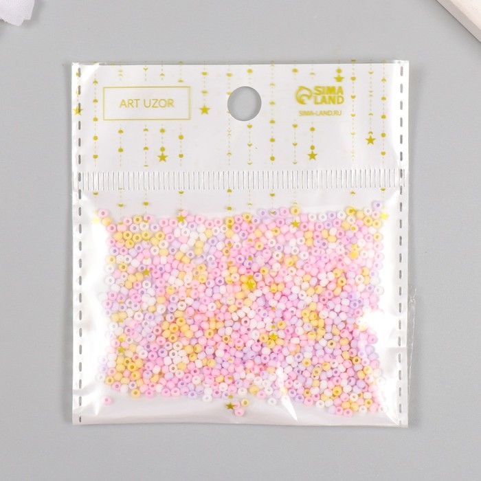 Бисер стекло 11/0  Бисер стекло 11/0 "Матовый. Меланж макарун" 10 гр