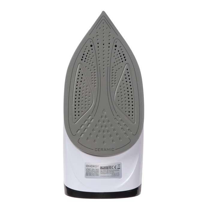 Утюг ENERGY EN-345, 2200 Вт, керамическая подошва, пар, спрей, пар.удар, самоочистка, синий Утюг ENERGY EN-345, 2200 Вт, керамическая подошва, пар, спрей, пар.удар, самоочистка, синий