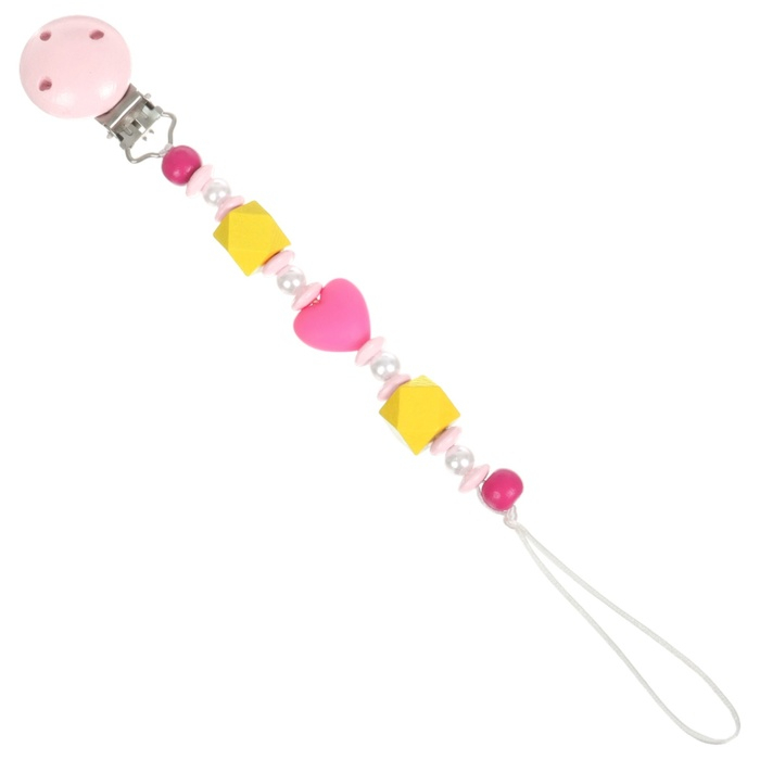 Подарочный набор: Держатель для соски-пустышки и прорезыватель «Принцесса», Mum&Baby Подарочный набор: Держатель для соски-пустышки и прорезыватель «Принцесса», Mum&Baby