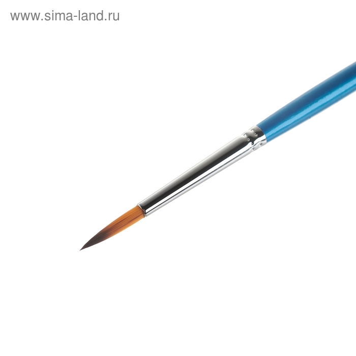 Кисть синтетика, круглая №3, Кисть синтетика, круглая №3, "Гамма"