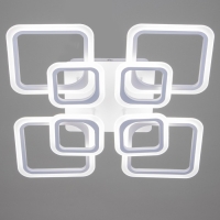 Люстра с ПДУ 59117/8WT LED 240Вт 3000-6000К диммер белый 55х55х10 см BayerLux