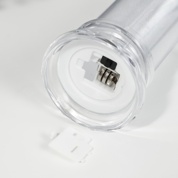 Ночник Ночник " Свеча" LED 3000К от батареек белый 6.8х6.8х19.5 см