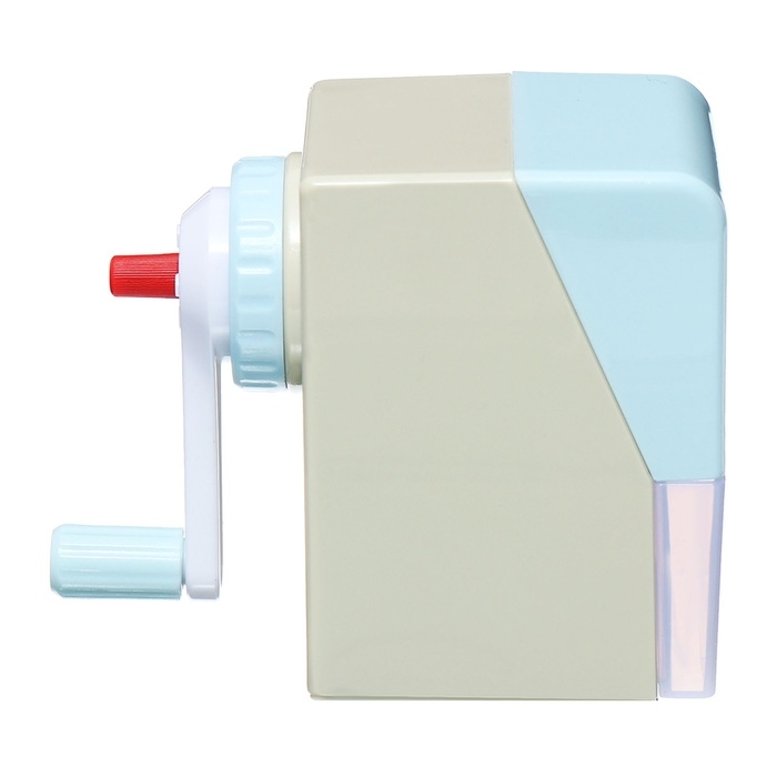 Точилка механическая с контейнером Классика Голубой/Хаки Точилка механическая с контейнером Классика Голубой/Хаки