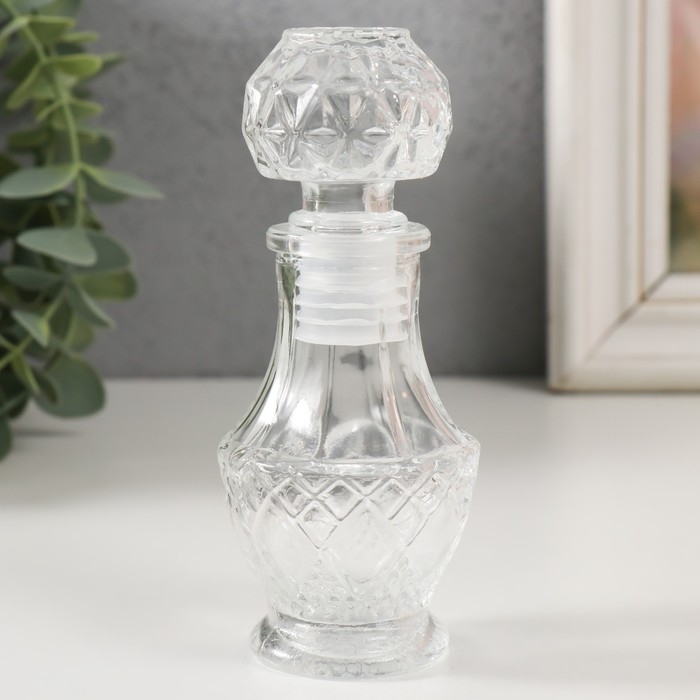 Диффузор для эфирных масел с крышкой Диффузор для эфирных масел с крышкой "Цветочки" 50 мл прозрачный 5х5х12см