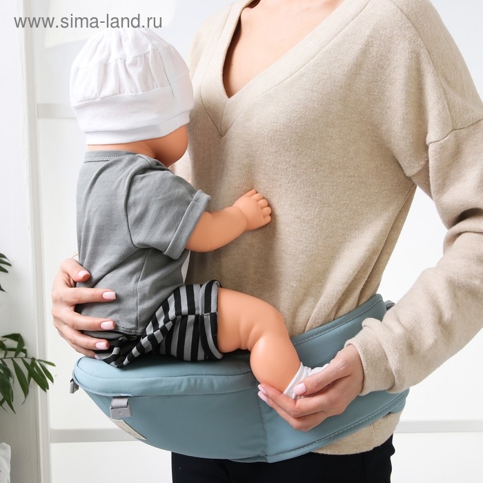 Рюкзак-кенгуру, хипсит для малыша «Животные», цвет голубой Рюкзак-кенгуру, хипсит для малыша «Животные», цвет голубой