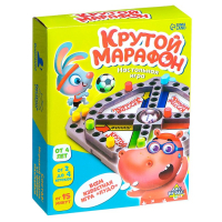 Настольная игра «Крутой марафон», лудо, 2-4 игрока, 4+