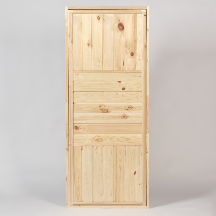 Дверь для бани и сауны ХВОЯ 170х70 см Дверь для бани и сауны ХВОЯ 170х70 см