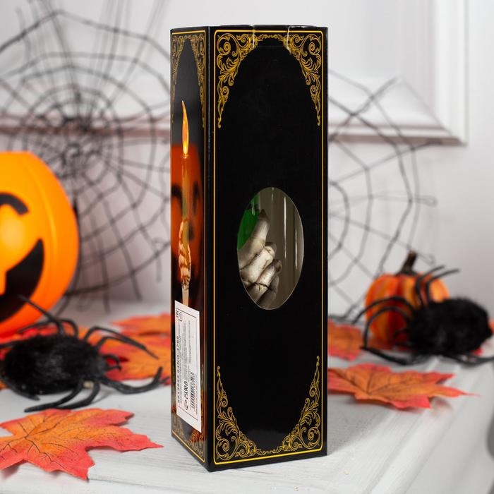 Светодиодная фигура «Свеча зелёная» 6 × 16 × 6 см, пластик, батарейки AG13х3 (в комплекте), свечение тёплое белое Светодиодная фигура «Свеча зелёная» 6 × 16 × 6 см, пластик, батарейки AG13х3 (в комплекте), свечение тёплое белое