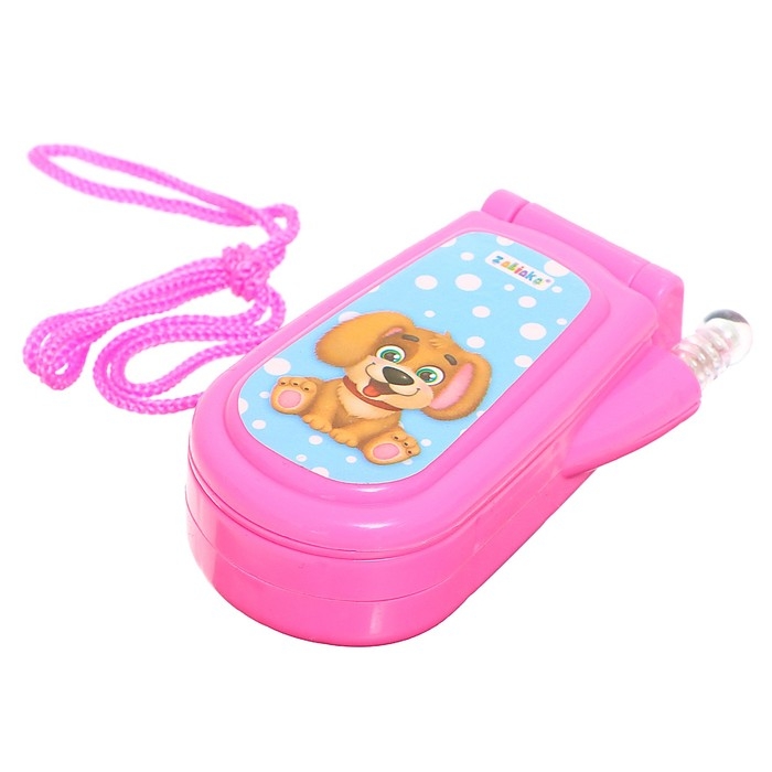 Музыкальный телефон «Друзья», звуковые эффекты, работает от батареек, МИКС Музыкальный телефон «Друзья», звуковые эффекты, работает от батареек, МИКС