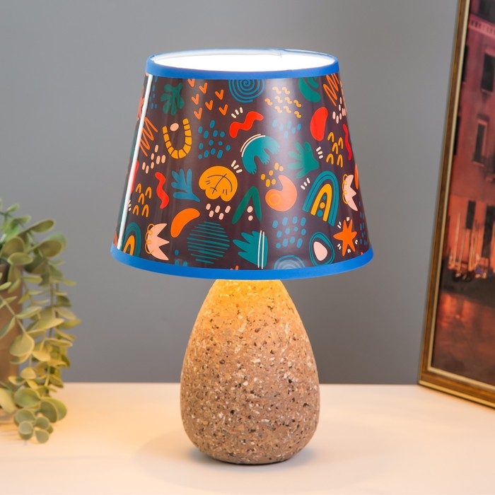 Настольная лампа Настольная лампа "Инона" Е14 15Вт 20х20х32 см RISALUX