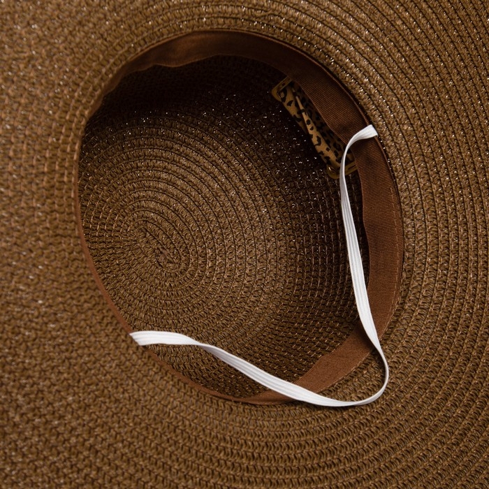 Шляпа женская MINAKU  Шляпа женская MINAKU "Leopard" цвет коричневый, р-р 56-58