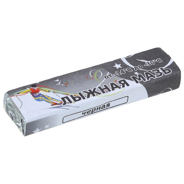 Мазь лыжная, от -14 до -30°C, 40 г, цвет чёрный Мазь лыжная, от -14 до -30°C, 40 г, цвет чёрный