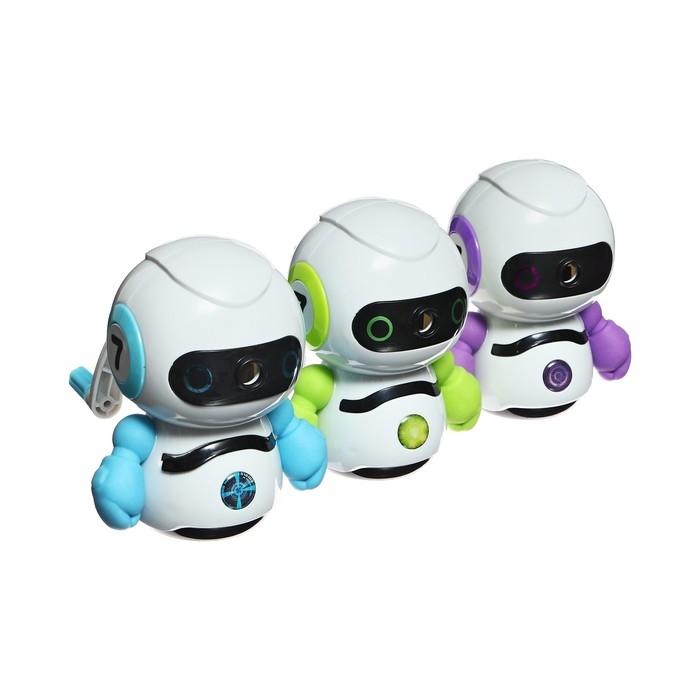 Точилка механическая с контейнером Точилка механическая с контейнером "Робот", МИКС