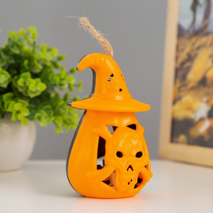 Ночник Ночник "Тыква" LED RGB 3хAG10 7х7х11 см RISALUX