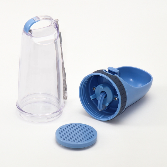 Поилка прогулочная 350 мл, бирюзовая Поилка прогулочная 350 мл, бирюзовая