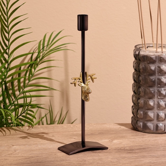 Подсвечник  Подсвечник "Олень" 30 см, металл