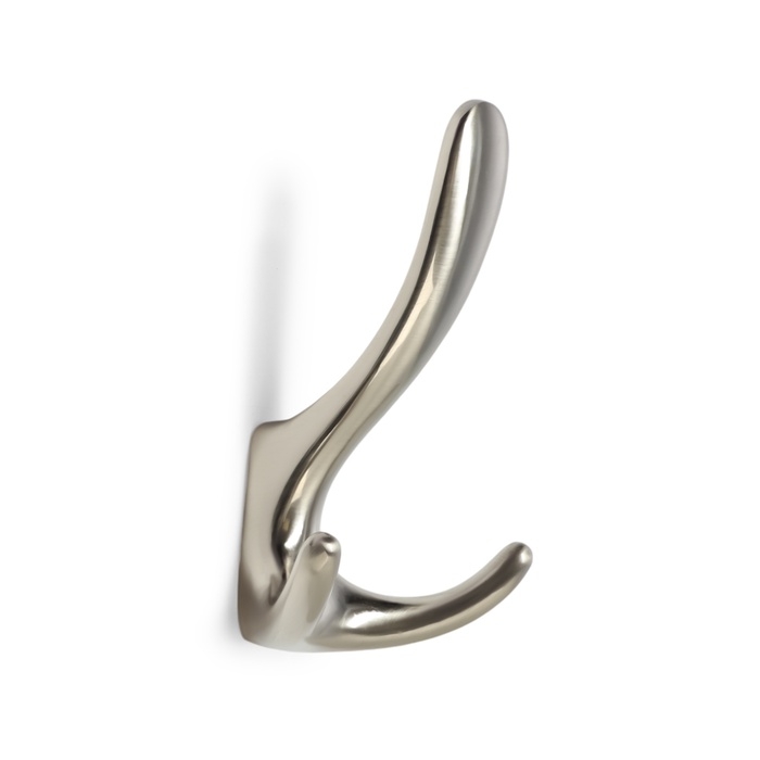 Крючок мебельный CAPPIO HOOK, трехрожковый, матовый никель Крючок мебельный CAPPIO HOOK, трехрожковый, матовый никель