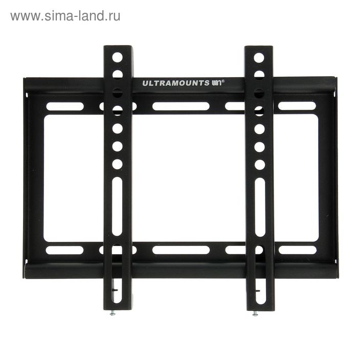 Кронштейн Ultramounts UM811F, для ТВ, фиксированный, 17-43 Кронштейн Ultramounts UM811F, для ТВ, фиксированный, 17-43", 19.5 мм от стены, черный
