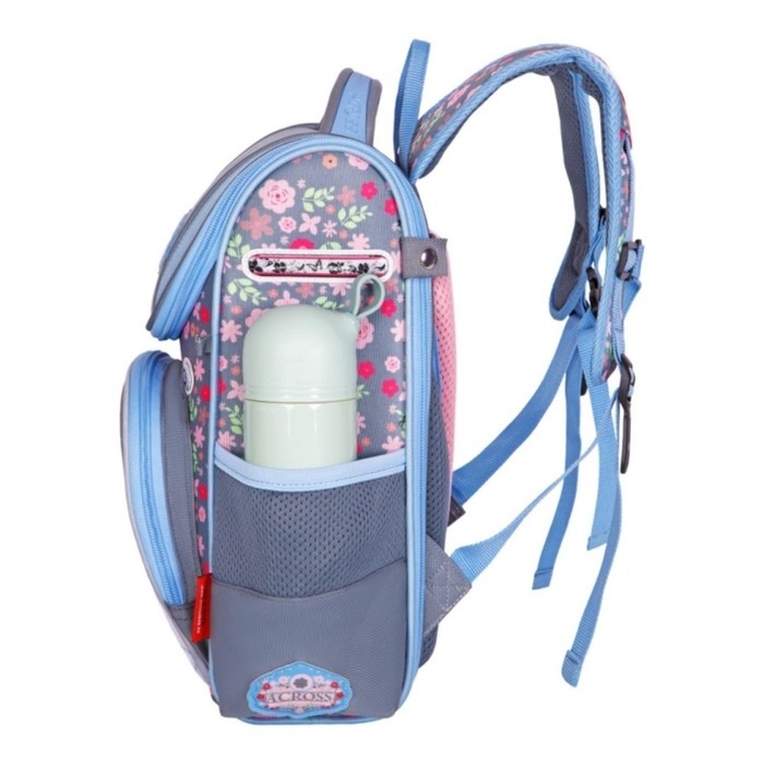 Ранец школьный Стандарт, раскаладной, 35 х 22 х 12 см, Across 191, наполнение: мешок, серый ACR22-191-9 Ранец школьный Стандарт, раскаладной, 35 х 22 х 12 см, Across 191, наполнение: мешок, серый ACR22-191-9