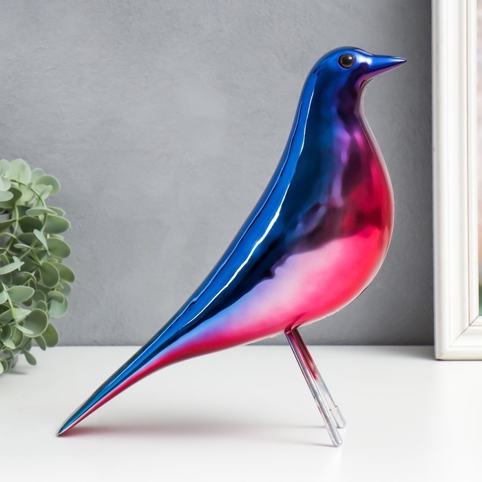 Сувенир полистоун Сувенир полистоун "Птица" хамелеон 25,5х25х8 см