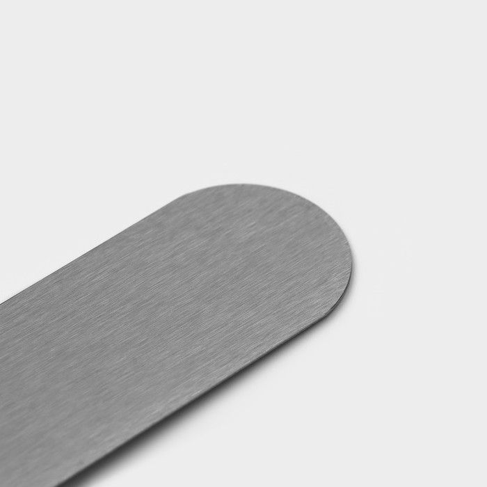 Кондитерская лопатка - палетка прямая Доляна, 32,5×3 см, рабочая часть 20 см, цвет серебристый