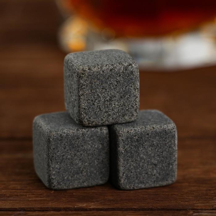 Камни для виски &laquo;С 23 февраля&raquo;, 3 шт
