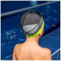 Шапочка для плавания детская ONLITOP Swim, тканевая, обхват 46-52 см