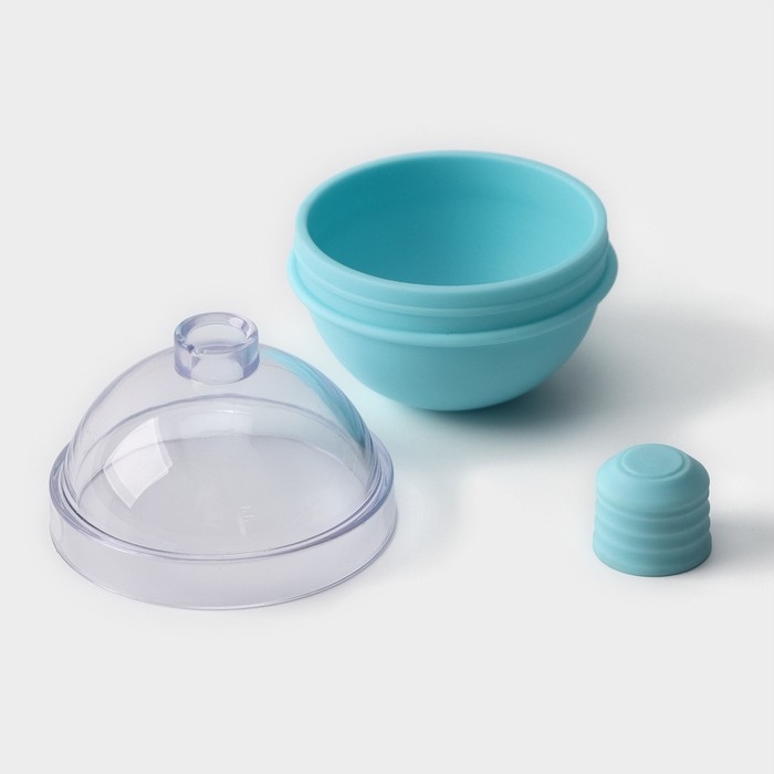 Форма для льда «Шар», d=7 см, цвет бирюзовый Форма для льда «Шар», d=7 см, цвет бирюзовый